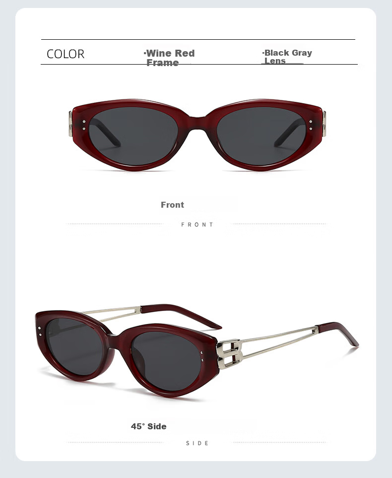 40,000 Kilometers 2025 New GM Cat Eye Sunglasses Women High-End Kunst Prescription Polarized UV Protection Driving Sunglasses Men 11