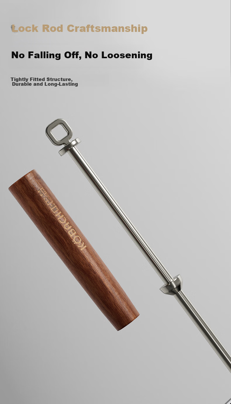 Kambach 316L Stainless Steel Cooking Spatula with Walnut Wood Handle Heat-Resistant Anti-Scald Spatula 6