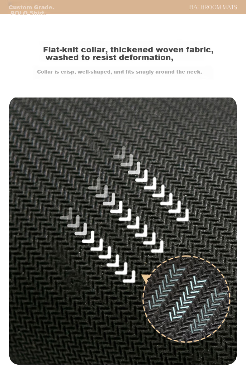 YISHANG Bathroom Mat, Non-Slip Mat, Absorbent Quick-Drying Foot Mat for Bathroom Entrance, Toilet Water Barrier Rug 5