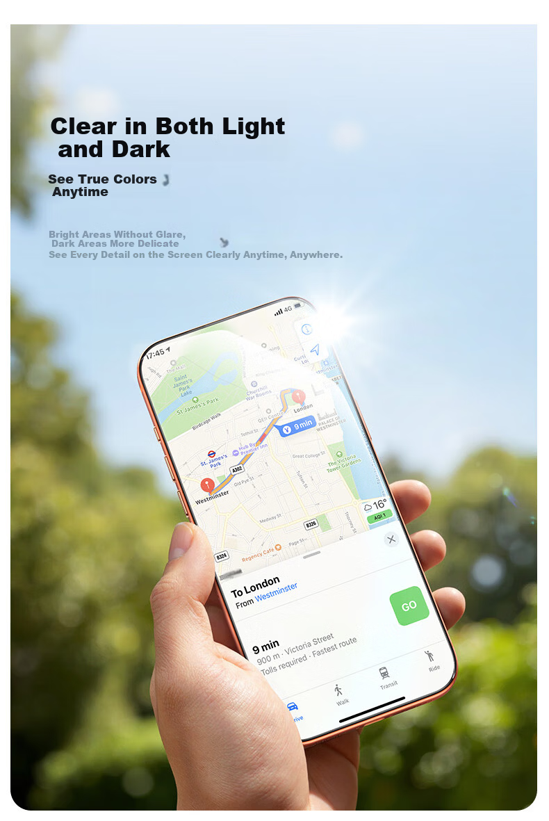 BASEUS [AR Anti-Reflective | 1:1 Mold] IPhone 18 Pro/17 Pro Tempered Glass Screen Protector, Apple 18 Pro/17 Pro Phone Film, Dust-Free Chamber Protective Film, Single Piece 13