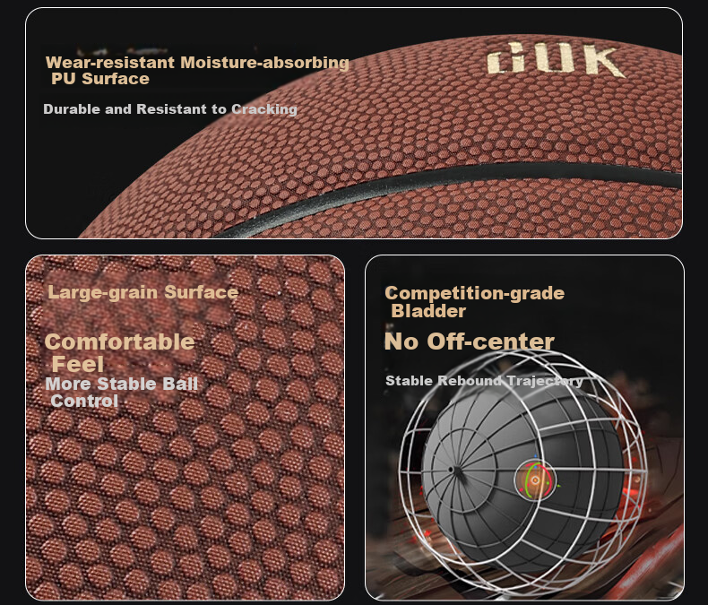 Li-Ning CBA Classic Gold Label Basketball Adult Outdoor Wear-Resistant Dustproof Professional Game 957 II Basketball Gift 6