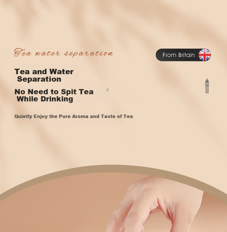 BVGMAV Glass Cup for Women Double-Layer Heat-Resistant Glass Tea Water Separation High-Value Tea Infuser Cup Premium Custom Gift 10