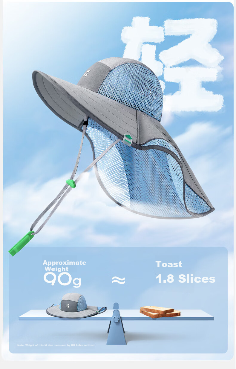 Kocotreekk Kids Sun Protection Hat Large Brim Boys Girls UV Protection Sunshade Hat with Neck Flap 20