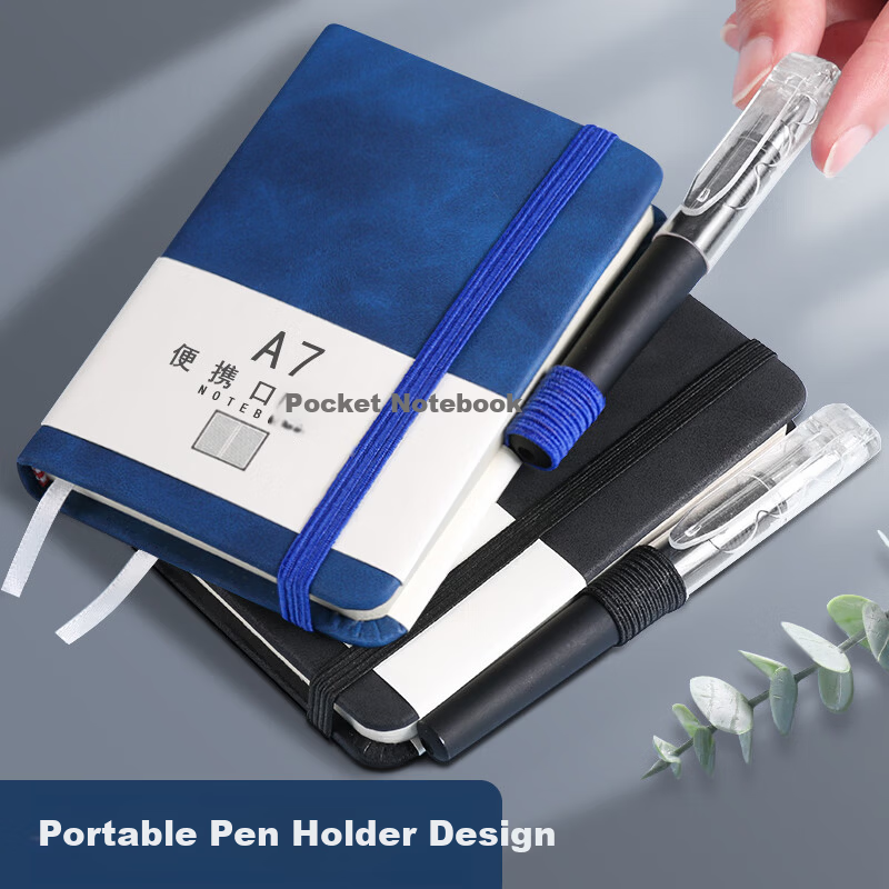 Xinsida 5-Pack A7 Pocket Notebooks Mini Portable Memo Pads Work Record Pocket-Sized Word Quick Notes Diary 3