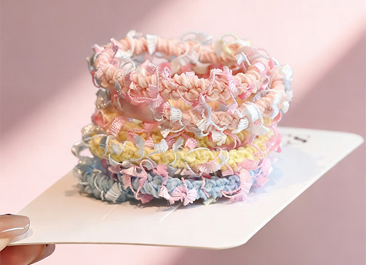 Princess Password Kids Hair Tie High Elasticity No Hair Damage Girls Hair Band Student Seamless Hair Rope Elastic Band 3