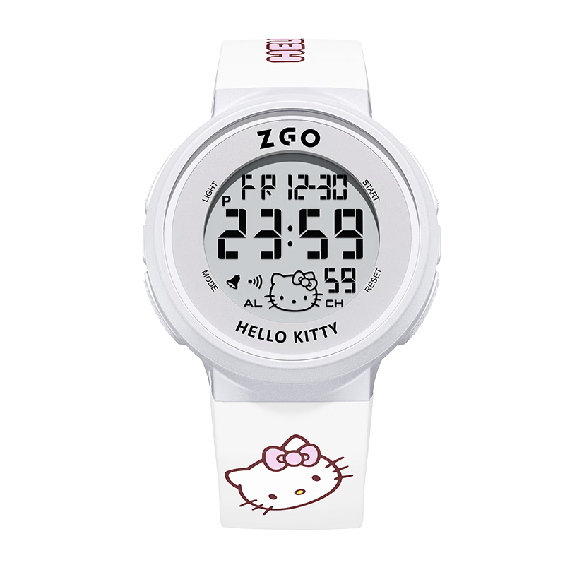 Authentic Sanrio Kids Digital Watch for Girls, Elementary School Age 6-12, Middle School Birthday Gift 8551