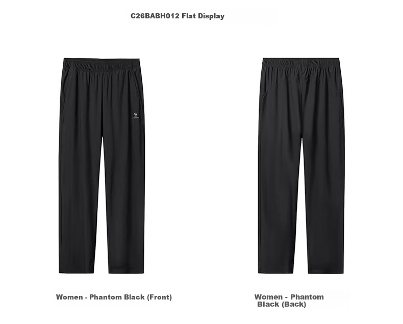 CAMEL Original Yarn Sun Protection Sports Pants Men Cooling Quick-Dry Straight Knit Pants C16BABLH013 Castle Gray L 4