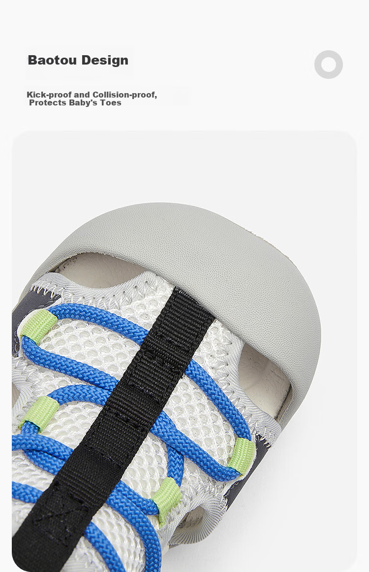 BALABALA Children's Steady Shoes, Boys And Girls Sandals, 2026 Summer New Color-Block Functional Shoes, Kids' Shoes, Children's Shoes with Mesh, Sports Shoes 12