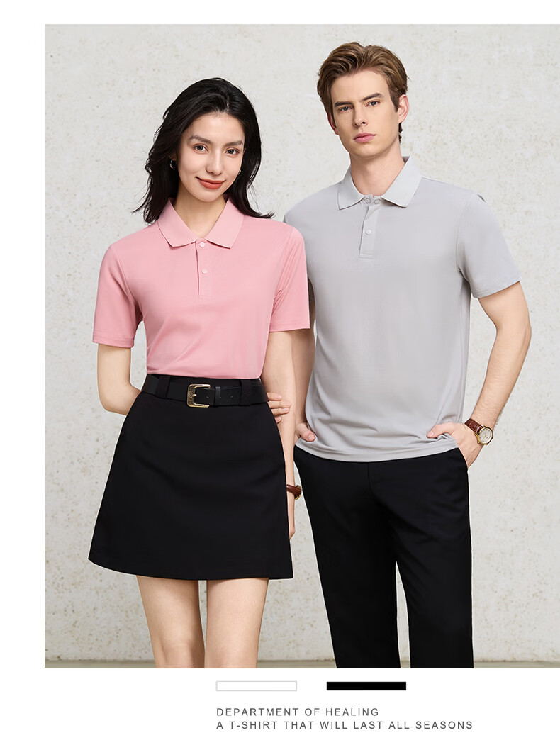 TUCANO Women's Short Sleeve Color-Block Breathable Quick-Dry Lightweight Business Casual Polo Shirt Light Blue 2XL 16