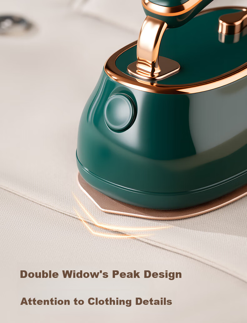 AUX Handheld Garment Steamer Home Small Ironing Machine Steam Iron Portable Dormitory Clothes Steamer ADY-22A298A Cream White Upgraded Version (Ceramic Glazed Plate) 9