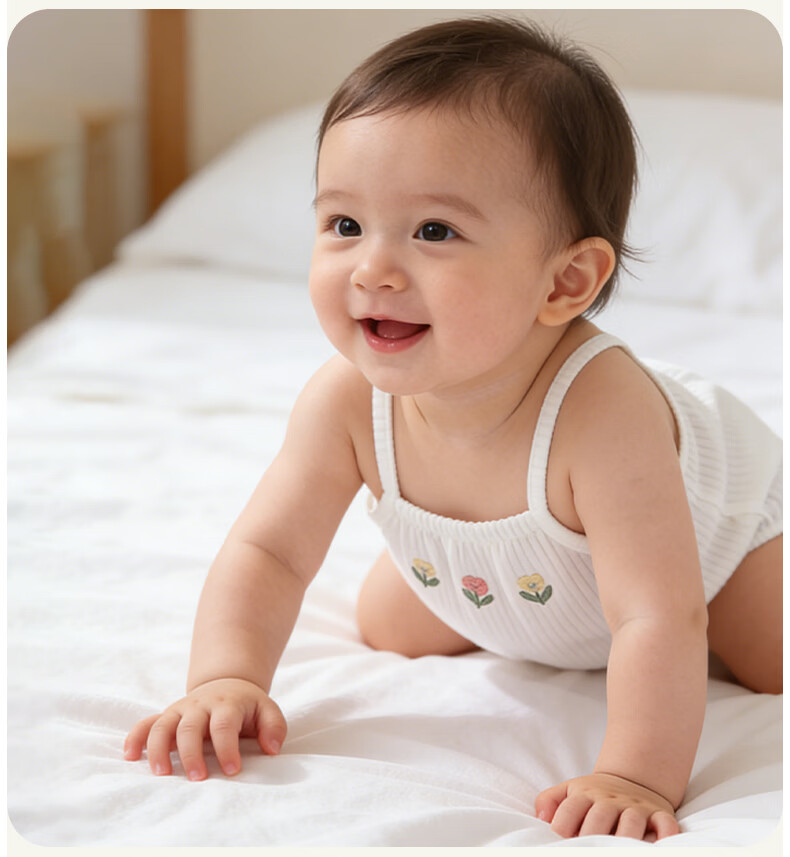 Aibao Baby Summer Sleeveless Romper Vest Bodysuit for Infants and Toddlers T303 80cm 10