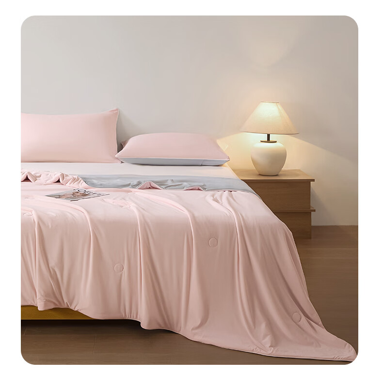 MUJI Class A Cooling Ice Silk Summer Quilt Lightweight Washable Single Dormitory Air Conditioning Blanket 1.5x2m 11