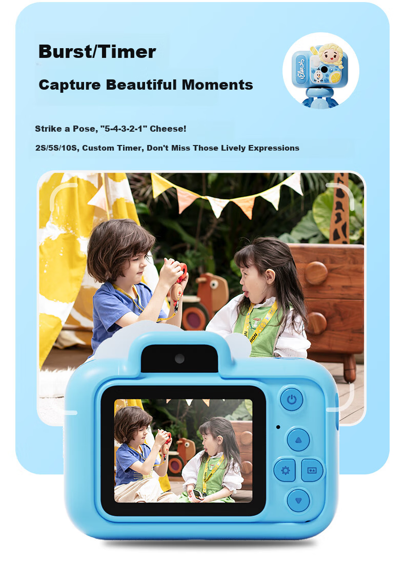 MAQUCC Disney Kids Camera Minnie 32GB for Girls Ages 6-14 Birthday Gift Student Practical Premium Souvenir K78 11