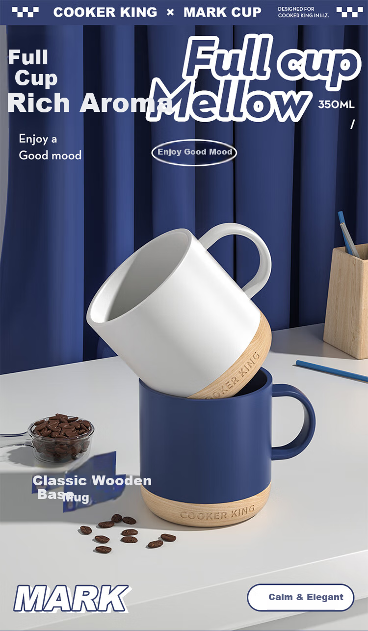 Chuida Huang Ceramic Mug New Cute Couple High-Temperature Healthy Porcelain Mug 350ml Scarf Cat 1