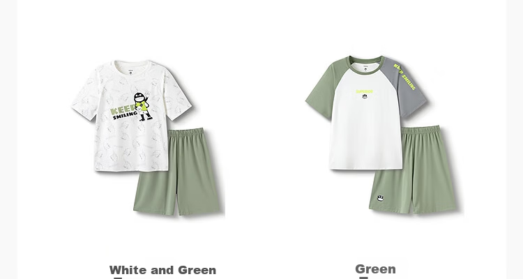 Balabala Summer Pajama Set Air Conditioning Clothes Boys Homewear [Designer SICO Mall Same Style] 206225171105 9