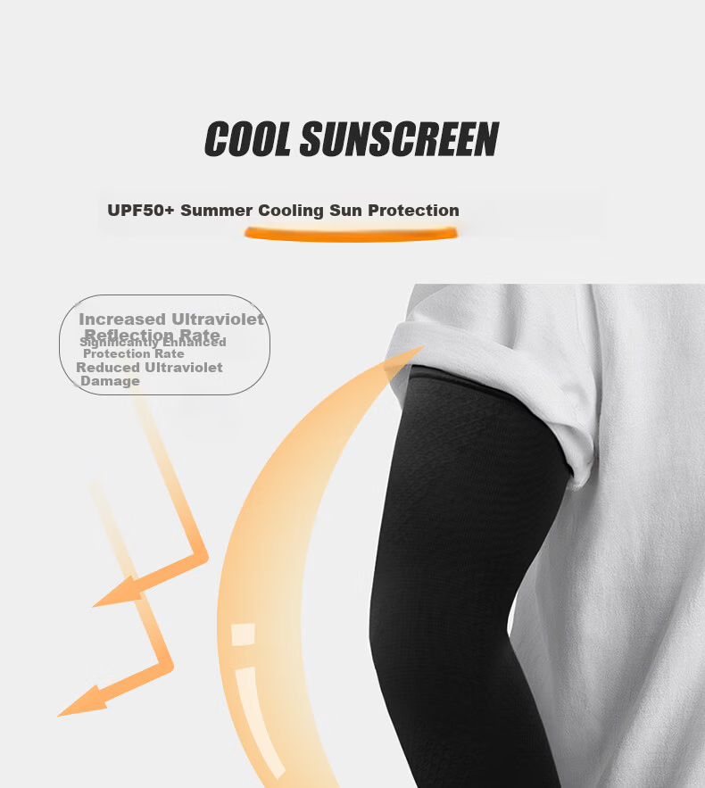 Under Armour UV Protection Arm Sleeves Unisex Cooling Sleeves Summer Basketball Sports Arm Guards Elbow Support Cycling Sleeves 5