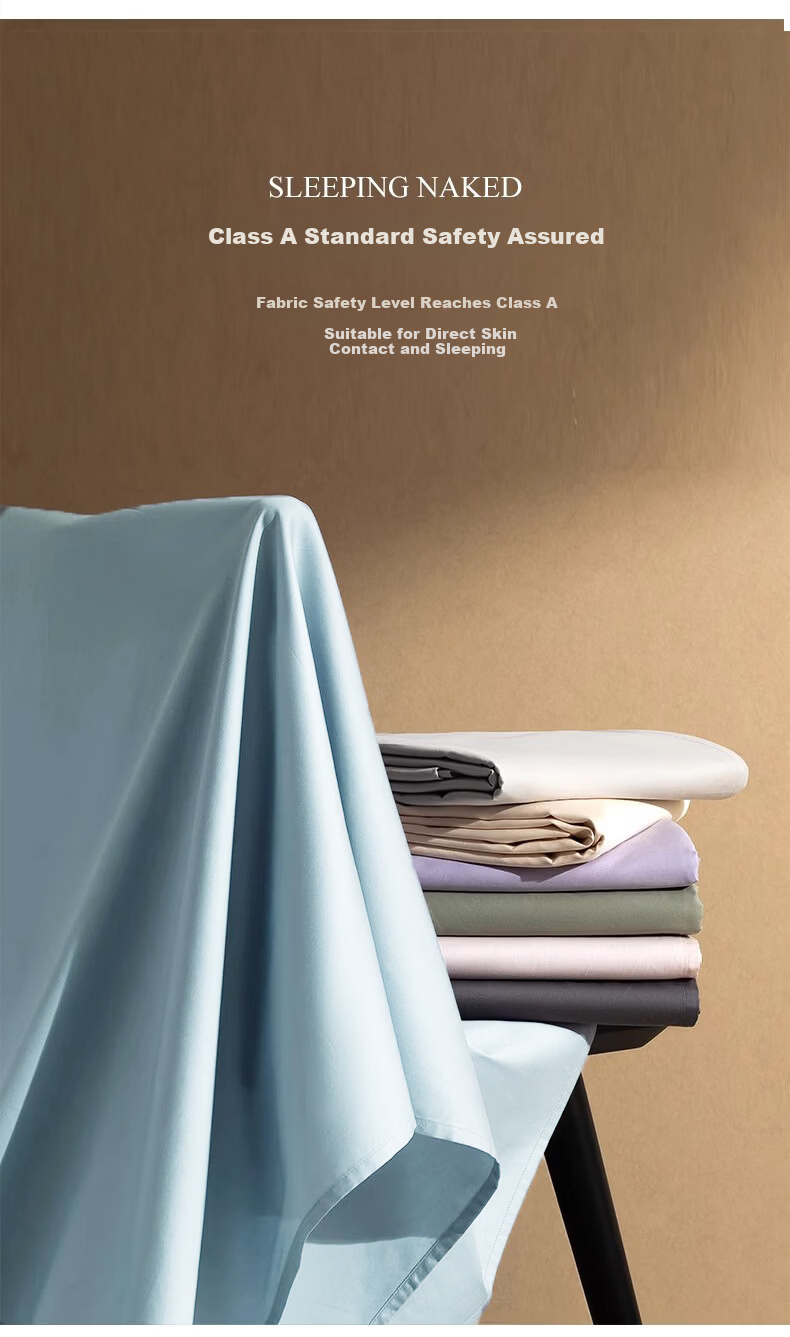 MUJI A-Class 60s Xinjiang Long-Staple Cotton Bed Sheet Single 100% Pure Cotton 1.8/2m Bed Full Cotton Quilt Cover 245x270cm 8