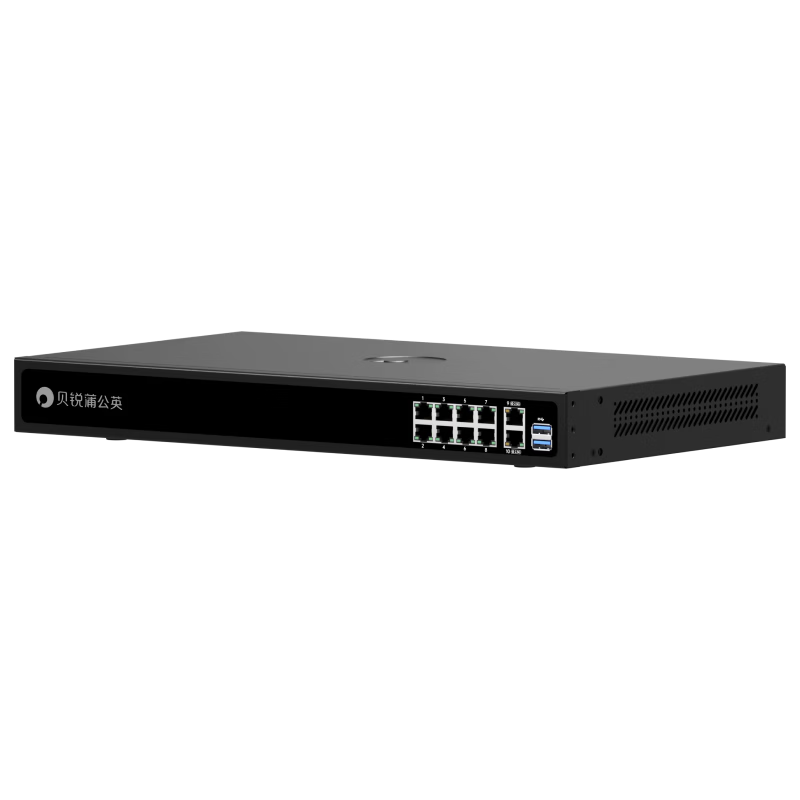 Beirui Dandelion G300 Rack-Mount Enterprise Router Gigabit 2.5G Port Multi Dual WAN 10-Port Remote Networking