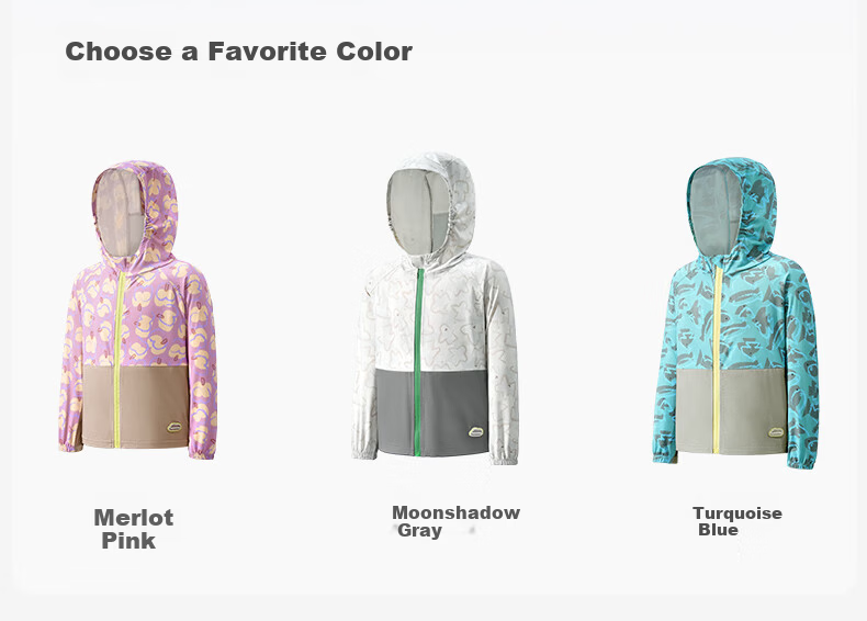Kocotree KK Tree Kids Sun Protection Jacket UV Protection Breathable Lightweight Spring Summer Coat for Toddlers 4