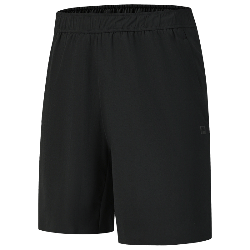 FILA Official Men's Knitted Shorts 2026 Summer New Fitness Sports Basic Sun Protection Knee-Length Pants