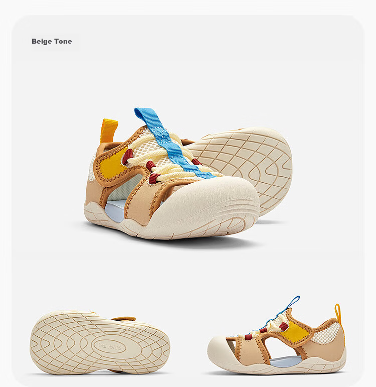 BALABALA Children's Steady Shoes, Boys And Girls Sandals, 2026 Summer New Color-Block Functional Shoes, Kids' Shoes, Children's Shoes with Mesh, Sports Shoes 16