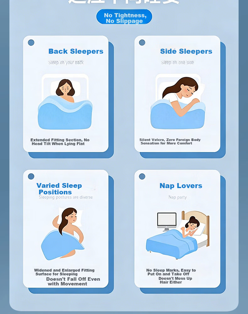 Unokang Gravity Sleep Eye Mask Deep Sleep Pressure Technology Sleep Aid Light Blocking Micro-Pressure Relieves Eye Fatigue for Men and Women 16