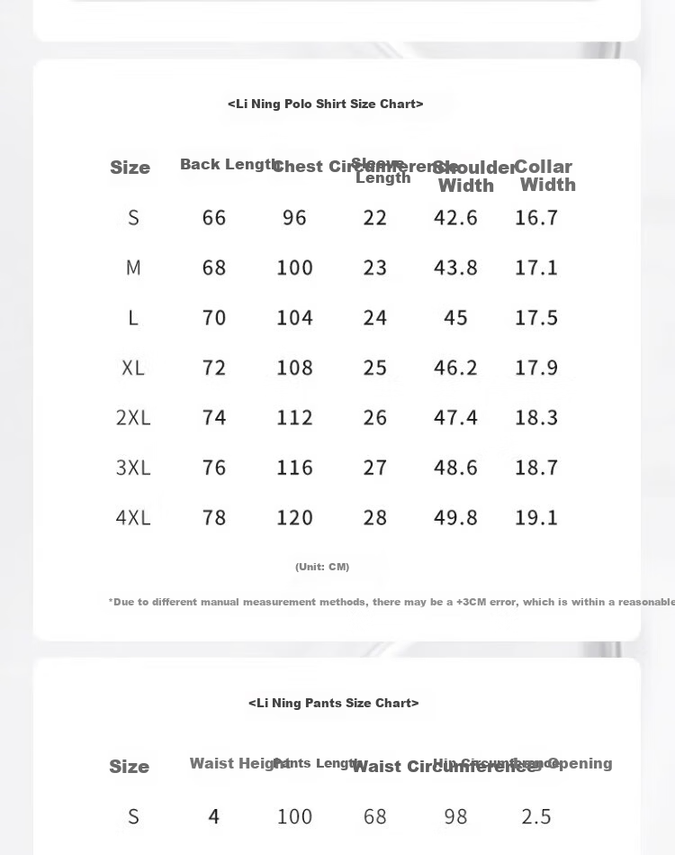 LI-NING Men's Sports Polo Set Quick-Dry Short Sleeve and Long Pants Two-Piece New Ice Silk Loose Casual Top and Pants 13