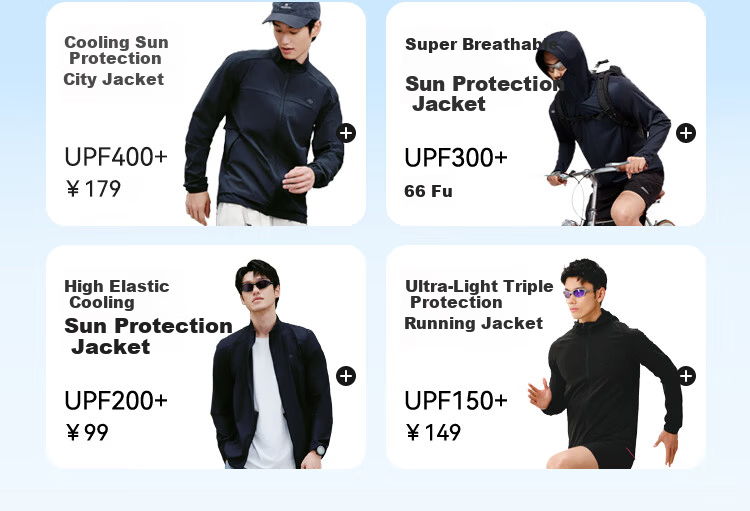JD Jingzao Ultra-Light Three-Protection Running Sports Jacket Men Spring Outdoor Water-Repellent Breathable Sportswear Light Blue 3XL 2