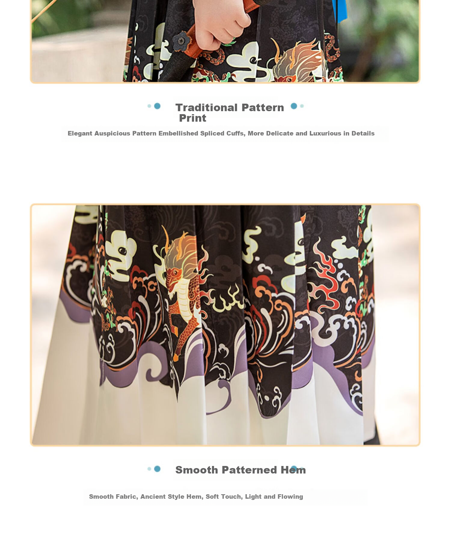 ROMON Boys' Hanfu, New Chinese-Style Ming Dynasty Hanfu, Children's National Style Graduation Performance Costume, Black Flying Fish Outfit, Size 120 5