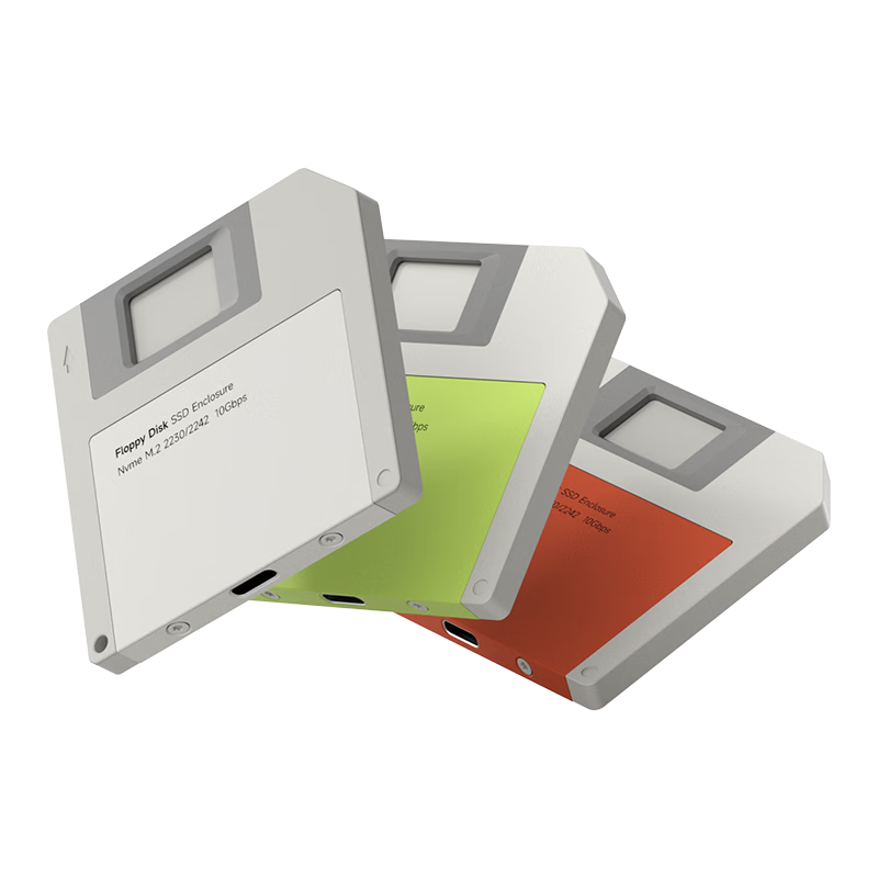 Haibeisi External Enclosure for Floppy Disk and Hard Drive Mobile M.2 SSD NVMe Reader Type-C Interface 2230 Compatible with Apple iPhone 17 MacBook Expansion