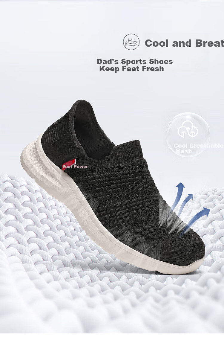 Zulijian Authentic Elderly Men's Shoes 2026 Spring Summer New Breathable Mesh Casual Slip-On Non-Slip Cloth Shoes for Dad 2