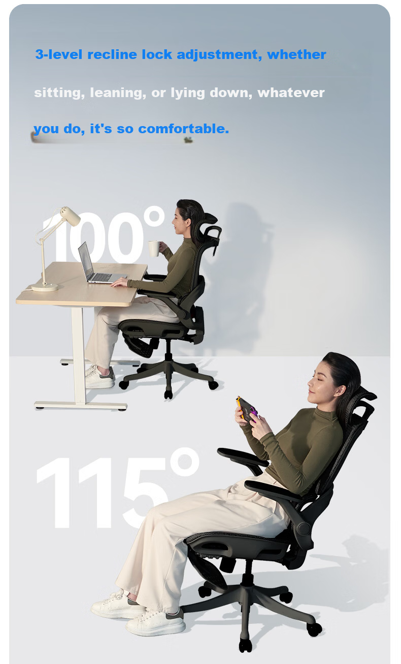 Sihoo B100Pro Ergonomic Office Chair Computer Chair Human Engineering Seat Gaming Chair with 4D Adjustable Armrests 17