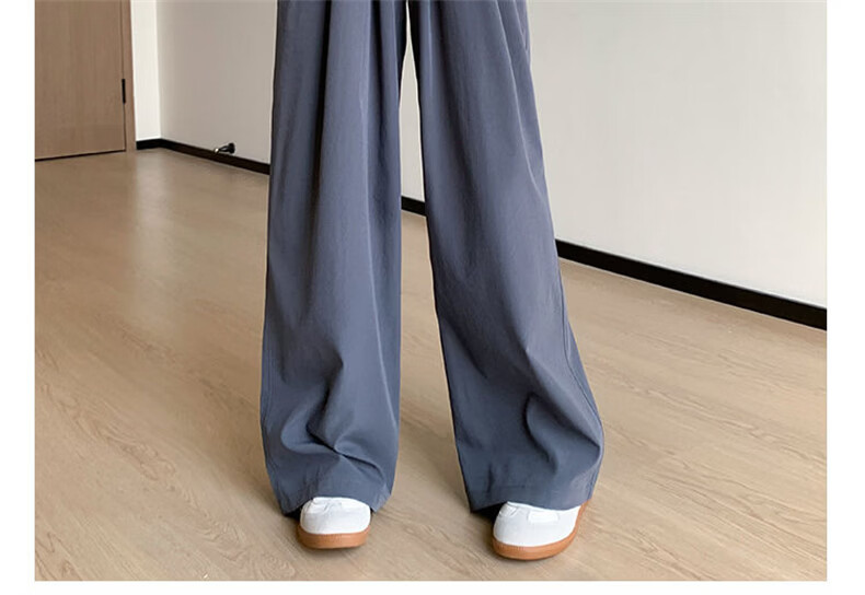 Langsha Japanese Style Yamamoto Pants Women Spring Summer 2026 New High Waist Casual Straight Loose Wide Leg Pants 21