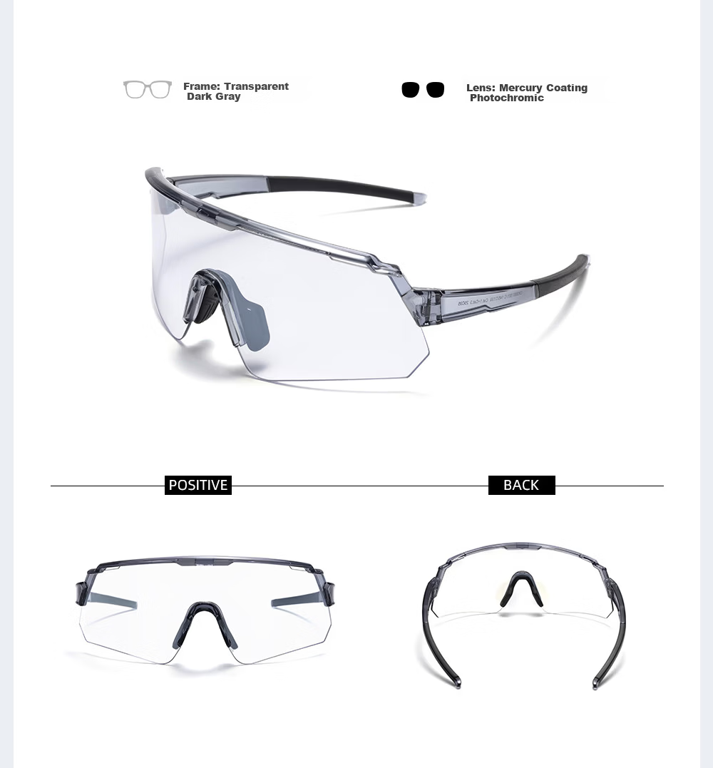 Kashiman Cycling Glasses Road Bike Sunglasses Men Women Day Night Windproof Photochromic Outdoor Running Sports Sunglasses 14