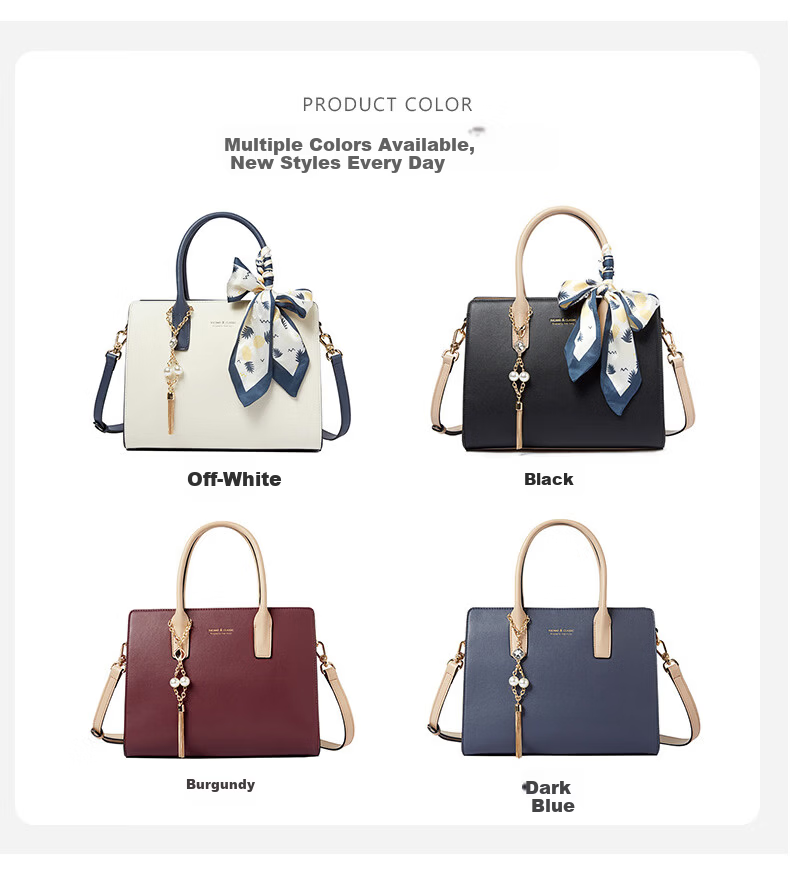 TUCANO Women's Handbag, 2026 New Cowhide Leather Tote Bag, Light Luxury Kelly Bag, Ladies' Shoulder Crossbody Bag, Birthday 520 Gift 11
