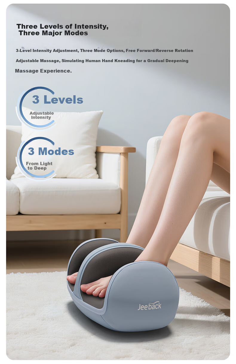 Jeeback Spine Comfort Leg Massager Calf Massager Kneading Heat Foot Therapy Machine Practical Birthday Gift for Parents Elders Boyfriend Girlfriend Students Back to School Season 11