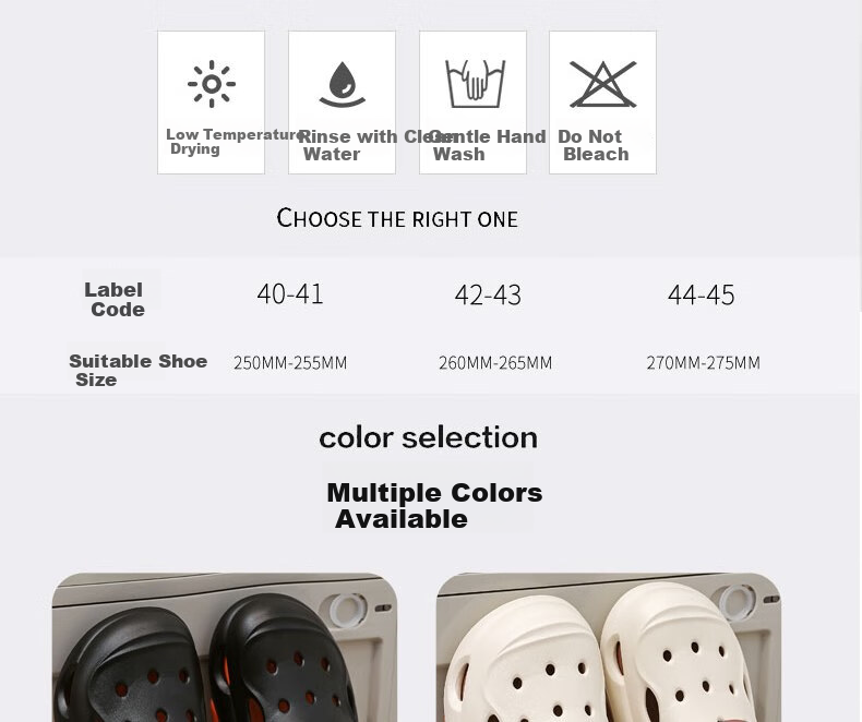 Huameijianbu Men's Outdoor Quiet Thick-Soled Non-Slip Beach Sandals with Perforated Design, HM2426 White And Black, Size 40-41 7