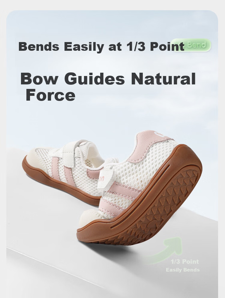 Mutong Children's Summer Walking Shoes Baby Boys Breathable Mesh Training Shoes Toddler Girls Rubber Pink Size 25 13