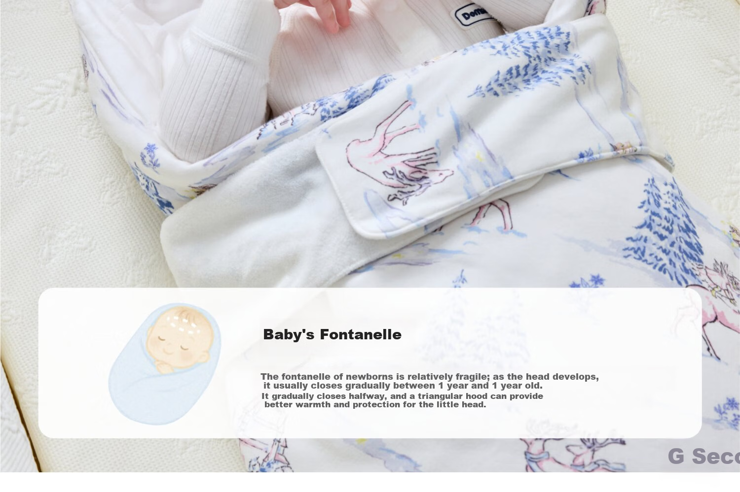 DOMIAMIA Baby Detachable Liner Swaddle Blanket Autumn Winter Newborn Universal Four Seasons Wrap 18