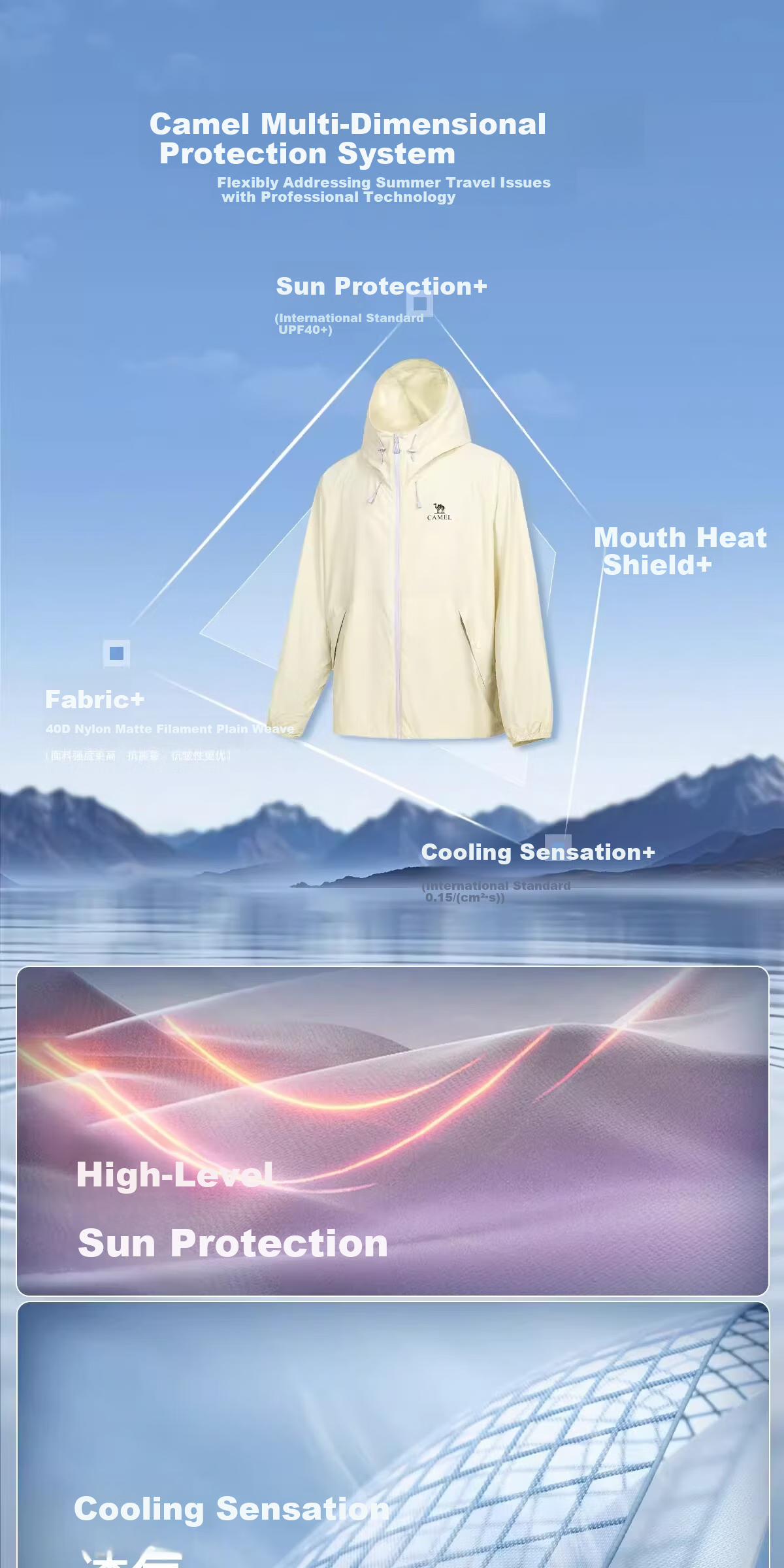 CAMEL Dilireba Same Style Original Yarn Sun Protection Jacket 2026 Spring Summer New Cool Heat-Shielding UV Protection Coat 10