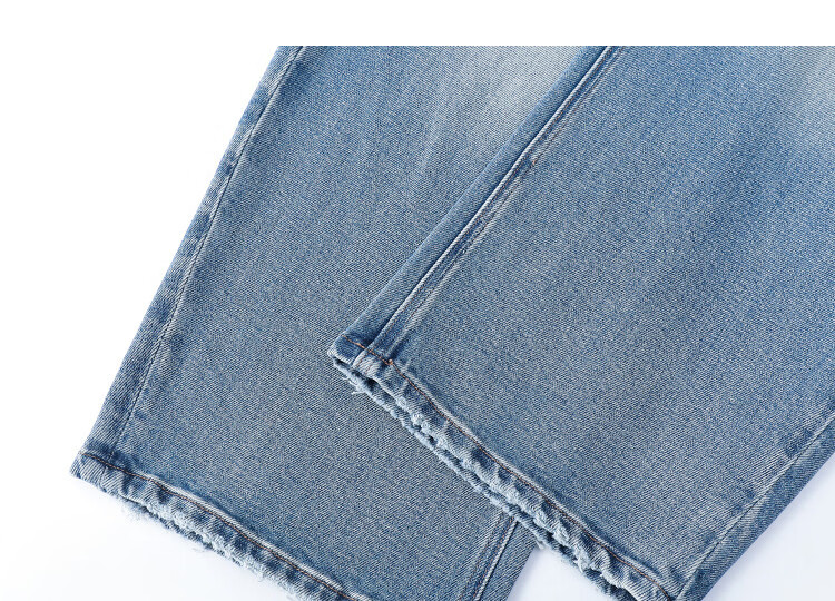 Demana [Cloud Cotton] Spring Curved Blade Pants Urban High-Waist 3D Seam Distressed Loose Fit Jeans for Women Premium Style 14