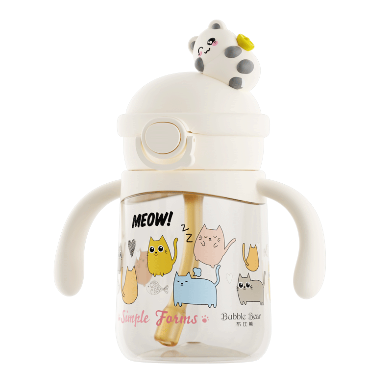 Bubble Bear PPSU Direct Drinking Cup 350ML Large Capacity Anti-Choke Durable Children's Water Cup for Infants and Toddlers