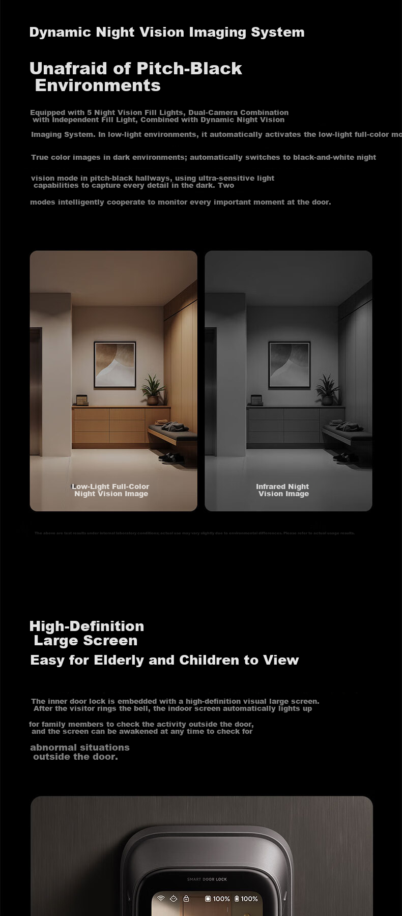 Xiaomi Smart Door Lock 4 Pro Dual-Camera Facial Recognition Palm Vein Cat Eye Large Screen Home Smart Lock 10