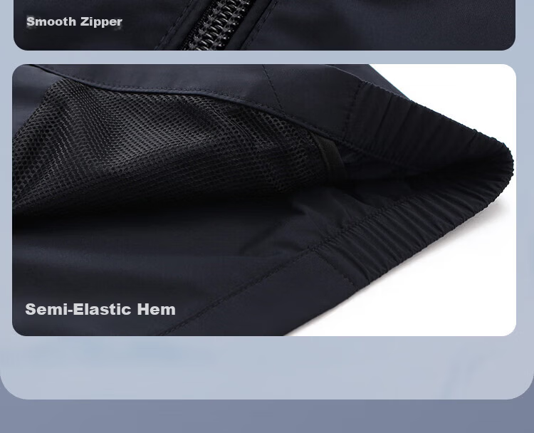 YOUNGOR Business Commuter Spring New Men's Jacket Stand Collar Short Executive Jacket 424998F 9