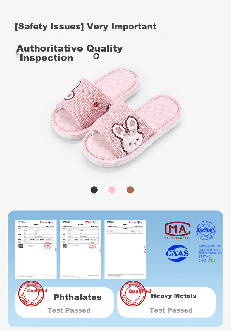Balabala Kids Linen Slippers Spring Autumn Boys Indoor Home Wear-Resistant Girls Cartoon Baby Four Seasons Slippers for Older Children 7