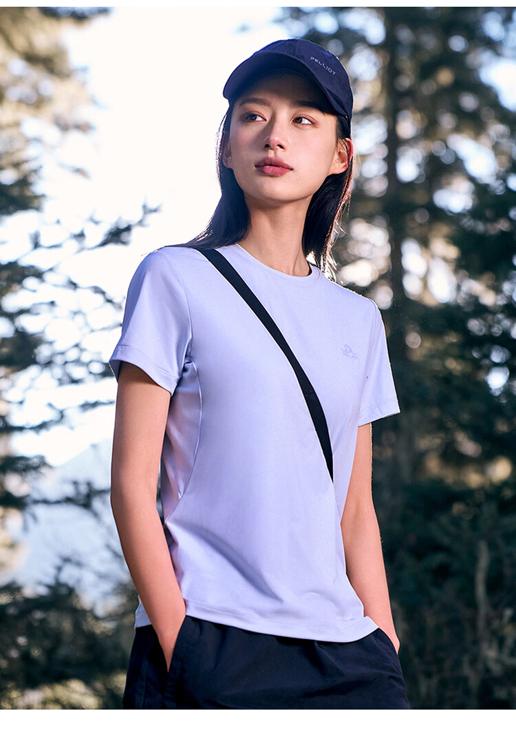 Pelliot Outdoor Quick-Dry T-Shirt Unisex Spring Summer Antibacterial Moisture-Wicking Sun Protection Short Sleeve Hiking Mountaineering Lightweight Top 116215078 17