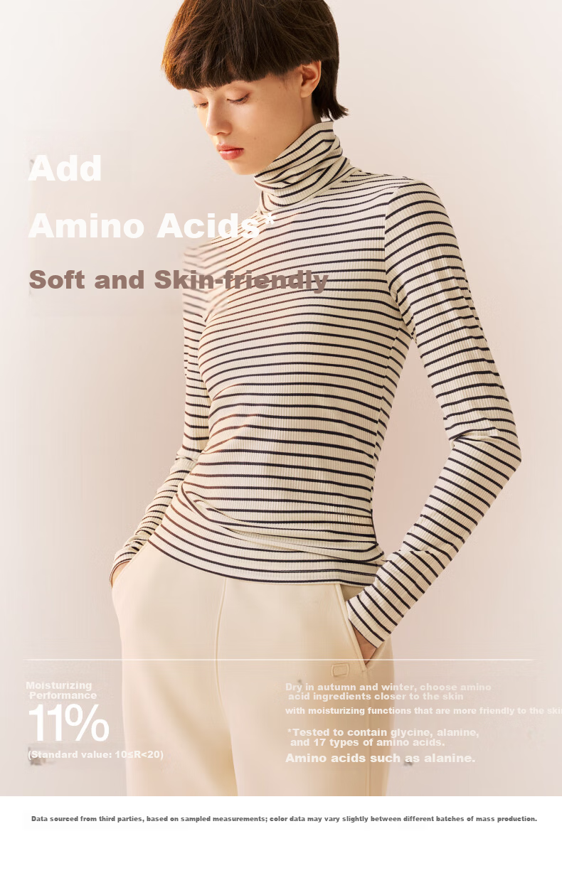 Bananain [Celebrity Style] Hot Skin 501 + Women's Base Layer Thermal Underwear, Autumn Undershirt, New Top 8