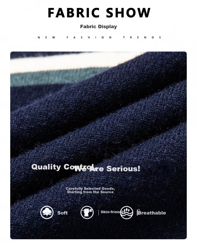 Hengyuanxiang [Wool Blend] Long Sleeve T-Shirt Men Autumn Winter Thickened Warm Knitted Base Shirt Sweater Dark Gray 3XL 2