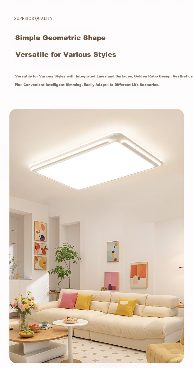 NVC Offline Voice Full-Spectrum Ceiling Light Living Room Main Light Eye Protection Bedroom Lamp with Installation Included 15