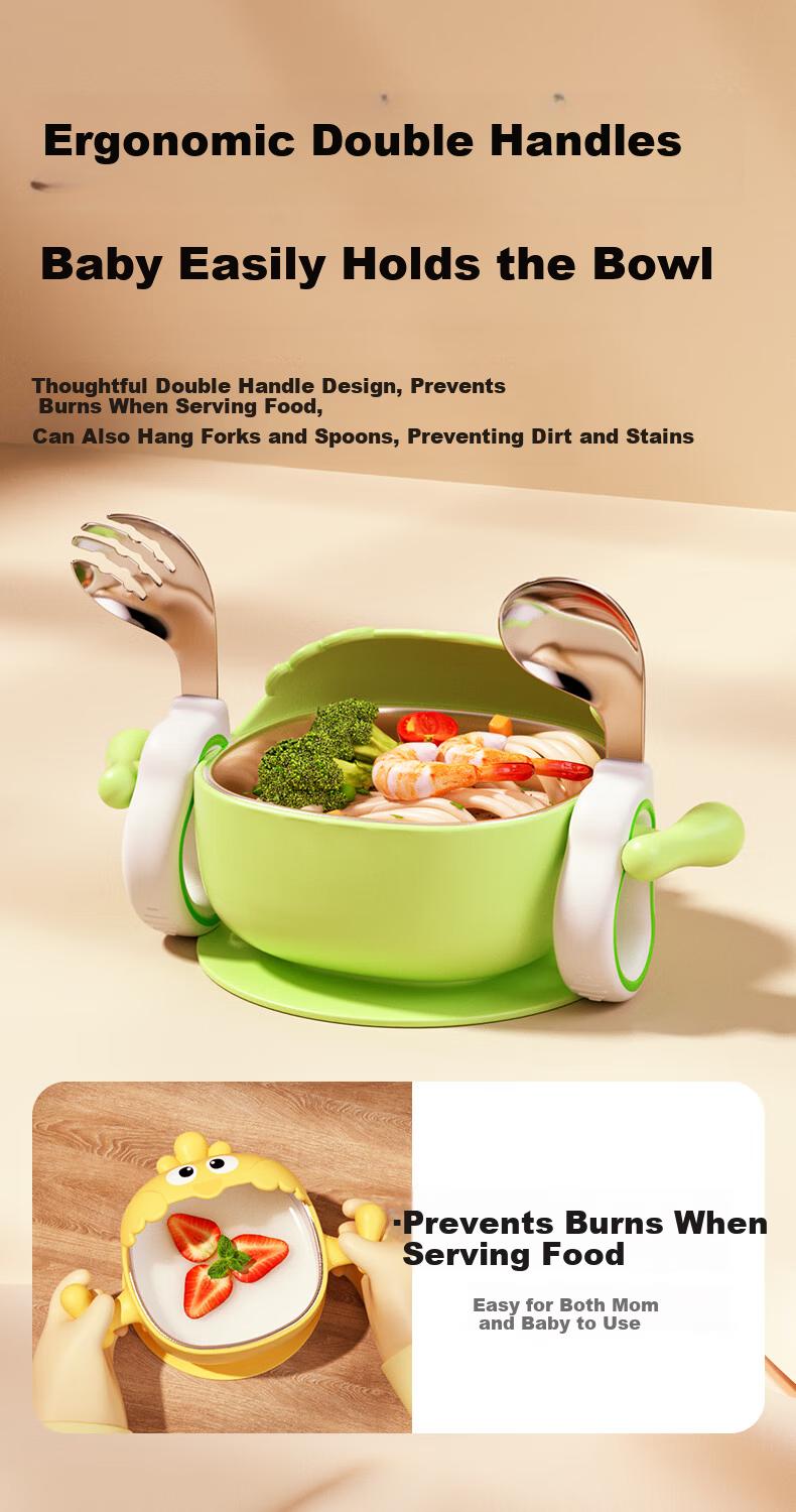 COOKSS Baby Food Preparation Set: Cutting Board, Knife, Scissors, 5-Piece Set for Toddlers' Feeding And Cooking Tools 9
